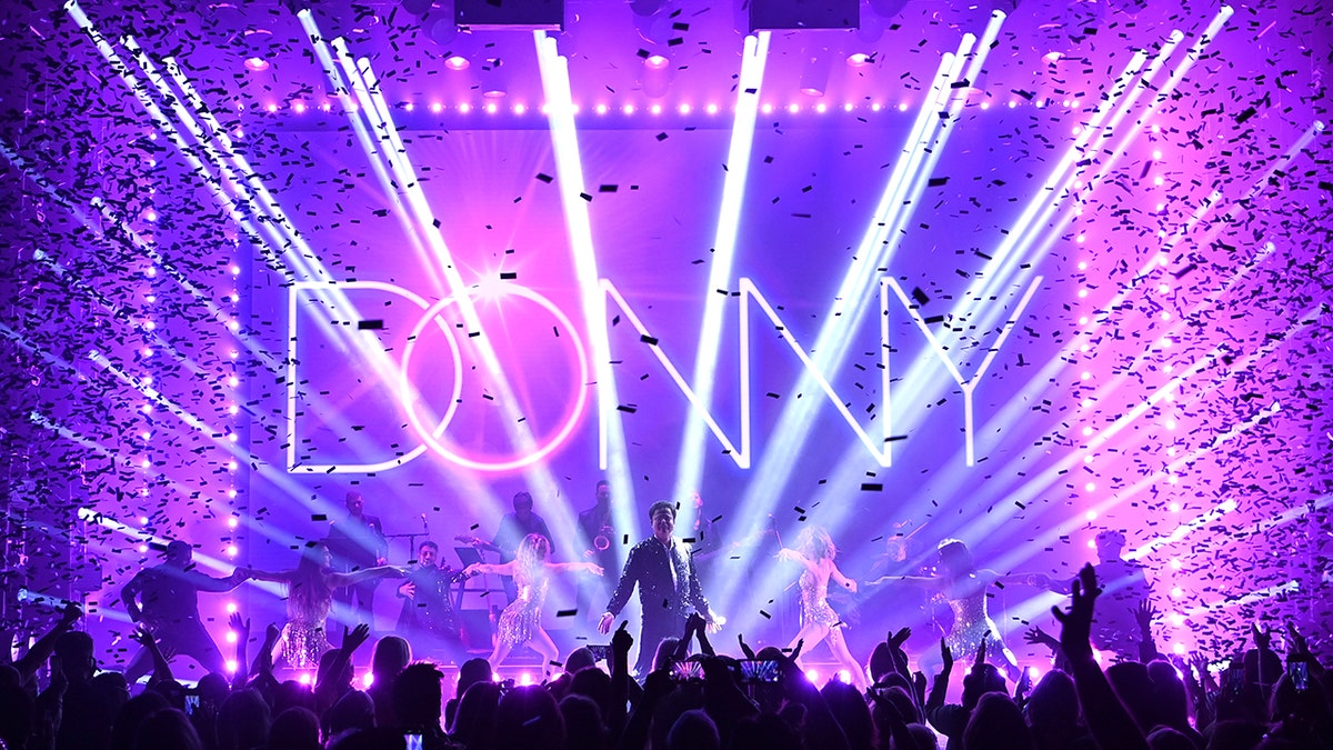 Donny Osmond's first solo residency show