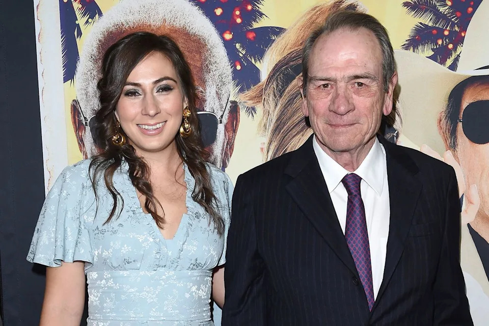 Victoria Jones and Tommy Lee Jones on Dec. 7, 2017 Axelle/Bauer-Griffin/FilmMagic
