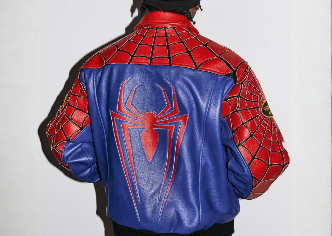Spider-Man x Supreme Leather Jacket