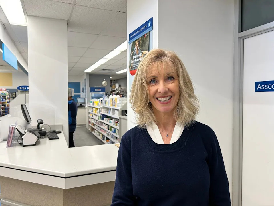 'When you have someone in front of you… and you have the tools and the knowledge on the best drug that will treat that issue, of course you want to help them on the spot if you possibly can,' says Erin MacKenzie, executive director of the P.E.I. Pharmacy Association. (Gwyneth Egan/CBC)