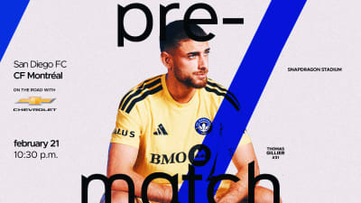 CF Montréal meets San Diego FC in Saturday's 2026 season opener
