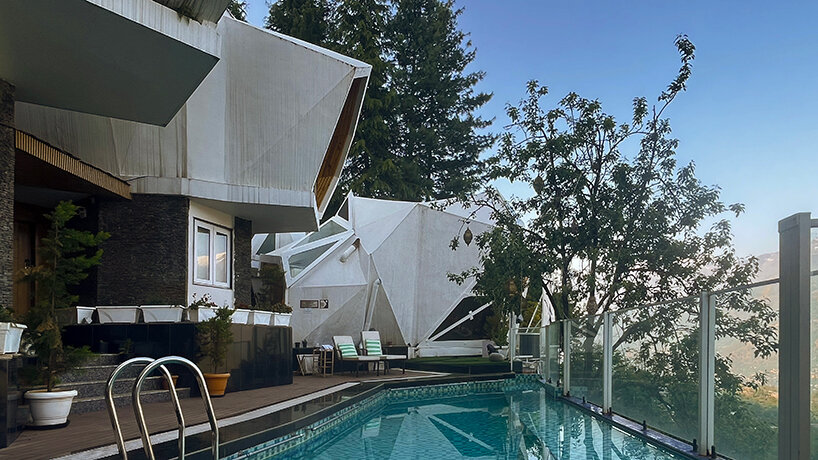 eila by MOFA studio realizes biomorphic art retreat in india through fluid architecture