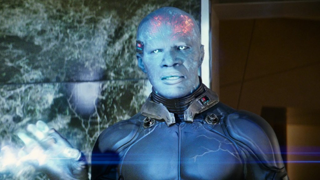 Jamie Foxx as Electro in The Amazing Spider-Man 2