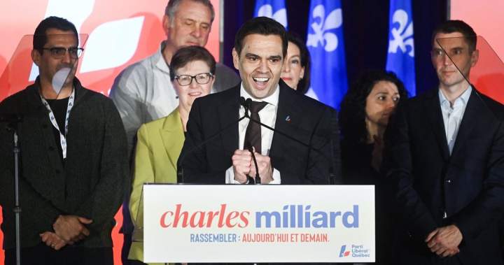 Quebec Liberals welcome Charles Milliard as new leader - Montreal