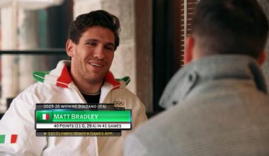Team Italy's Matt Bradley talks 2026 Winter Olympics