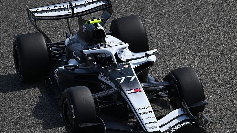 Valtteri Bottas in testing in Bahrain 