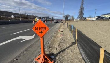Road closure in effect after wire snaps detected on Calgary’s Bearspaw feeder main - Calgary