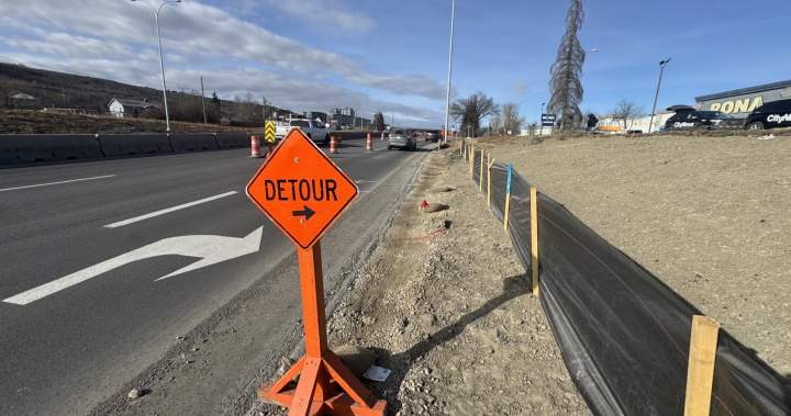 Road closure in effect after wire snaps detected on Calgary’s Bearspaw feeder main - Calgary