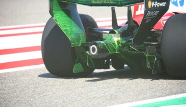 Ferrari surprises F1 paddock in Bahrain with new wing behind SF-26 exhaust