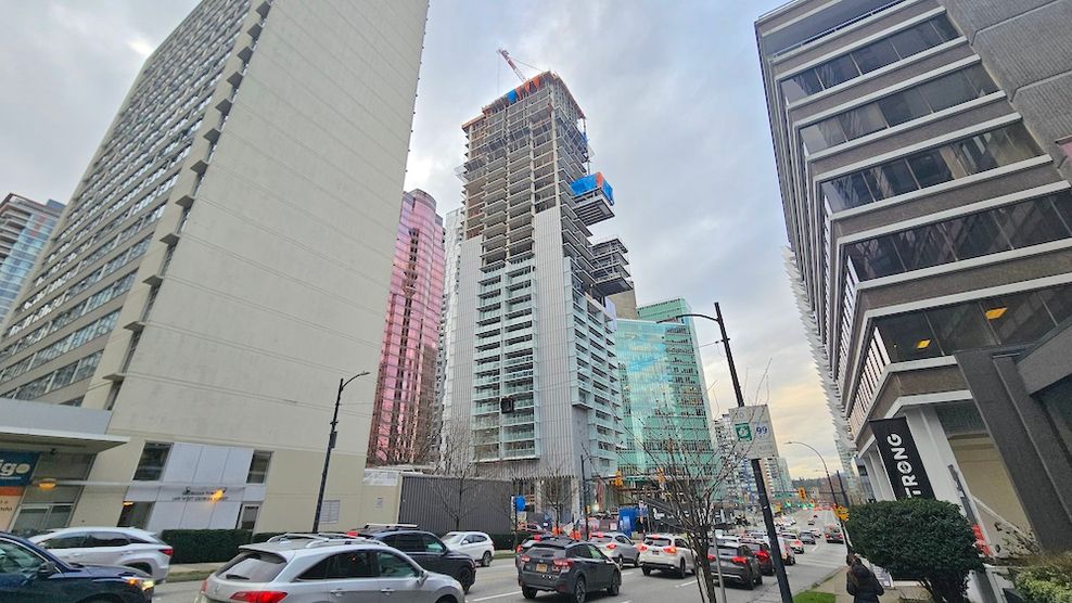 fifteen fifteen 1515 alberni street vancouver construction feb 2026