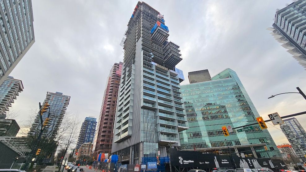 fifteen fifteen 1515 alberni street vancouver construction feb 2026