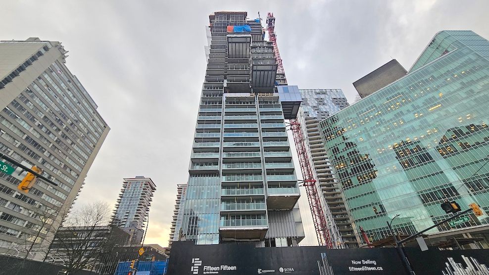 fifteen fifteen 1515 alberni street vancouver construction feb 2026