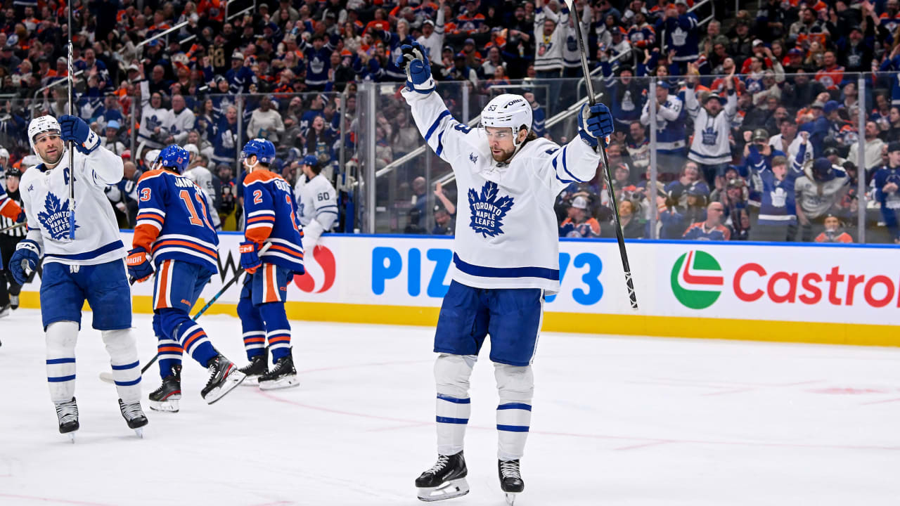 Maccelli scores twice, helps Maple Leafs top Oilers for 3rd straight win