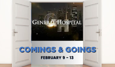 General Hospital comings and goings February 9-13.