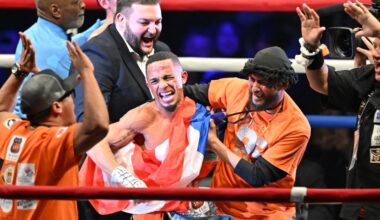 Rene Santiago vs Masataka Taniguchi official for April 3rd