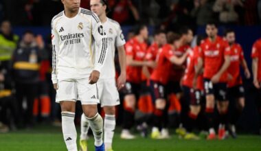 Player Ratings: Osasuna 2–1 Real Madrid