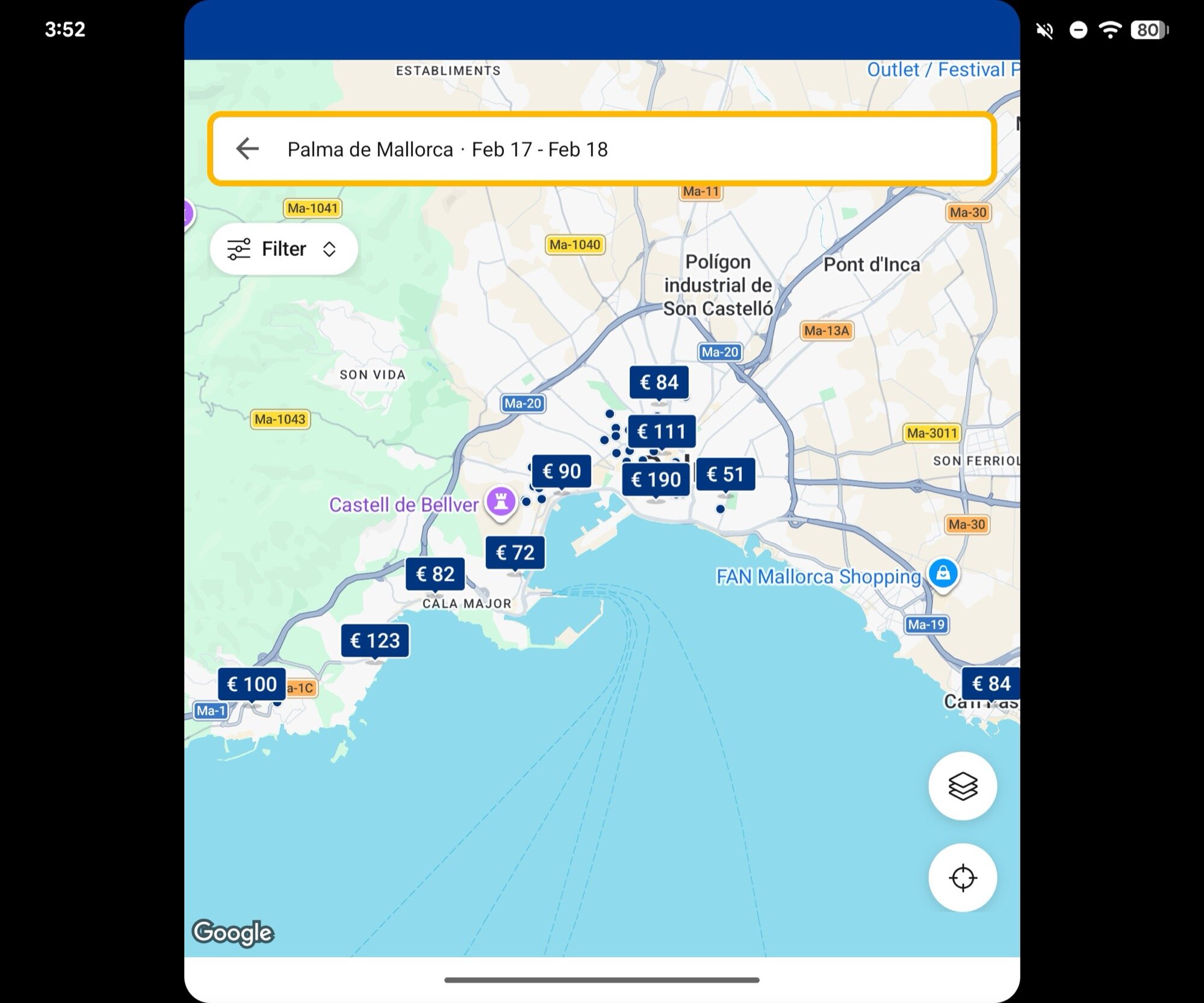 google pixel fold screenshot booking map app default aspect ratio