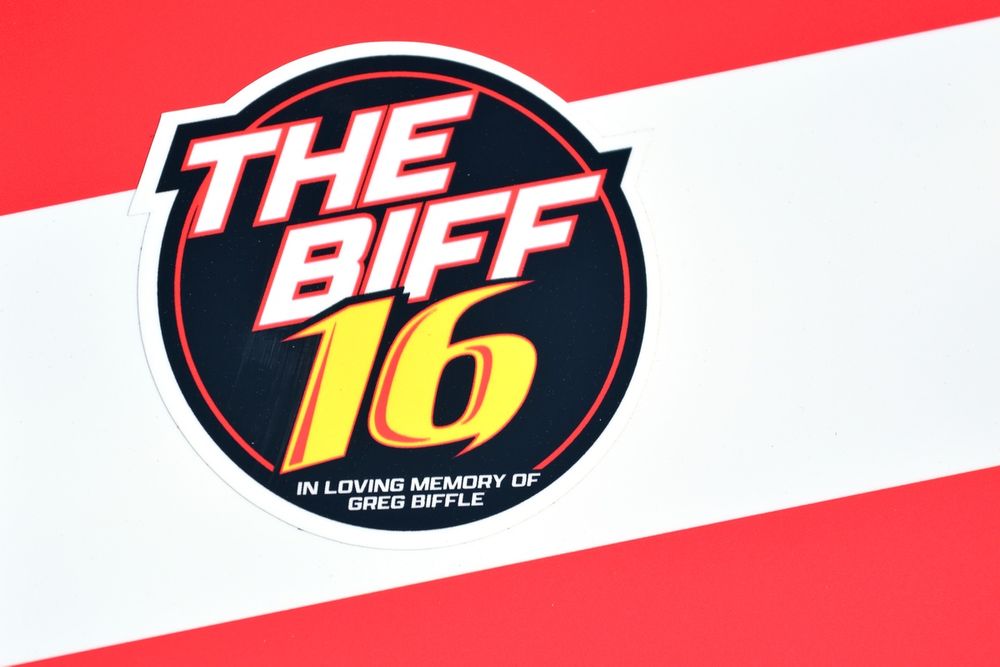 Greg Biffle tribute decal