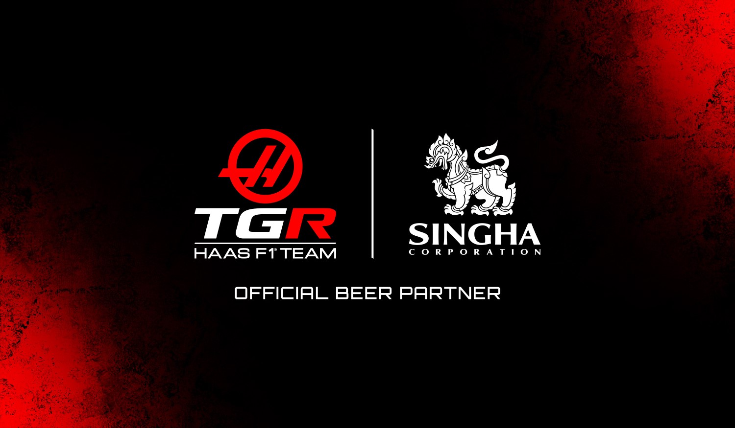 Haas F1 Team signs Singha as Official Beer Partner