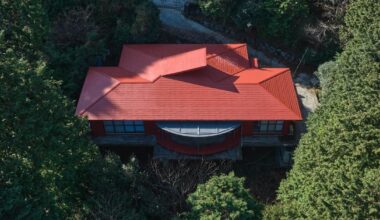 circular engawa by hams and, studio wraps 60-year-old japanese house