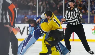 Is fighting allowed in the Olympics? Explaining stricter rules, penalties for hockey vs. NHL image