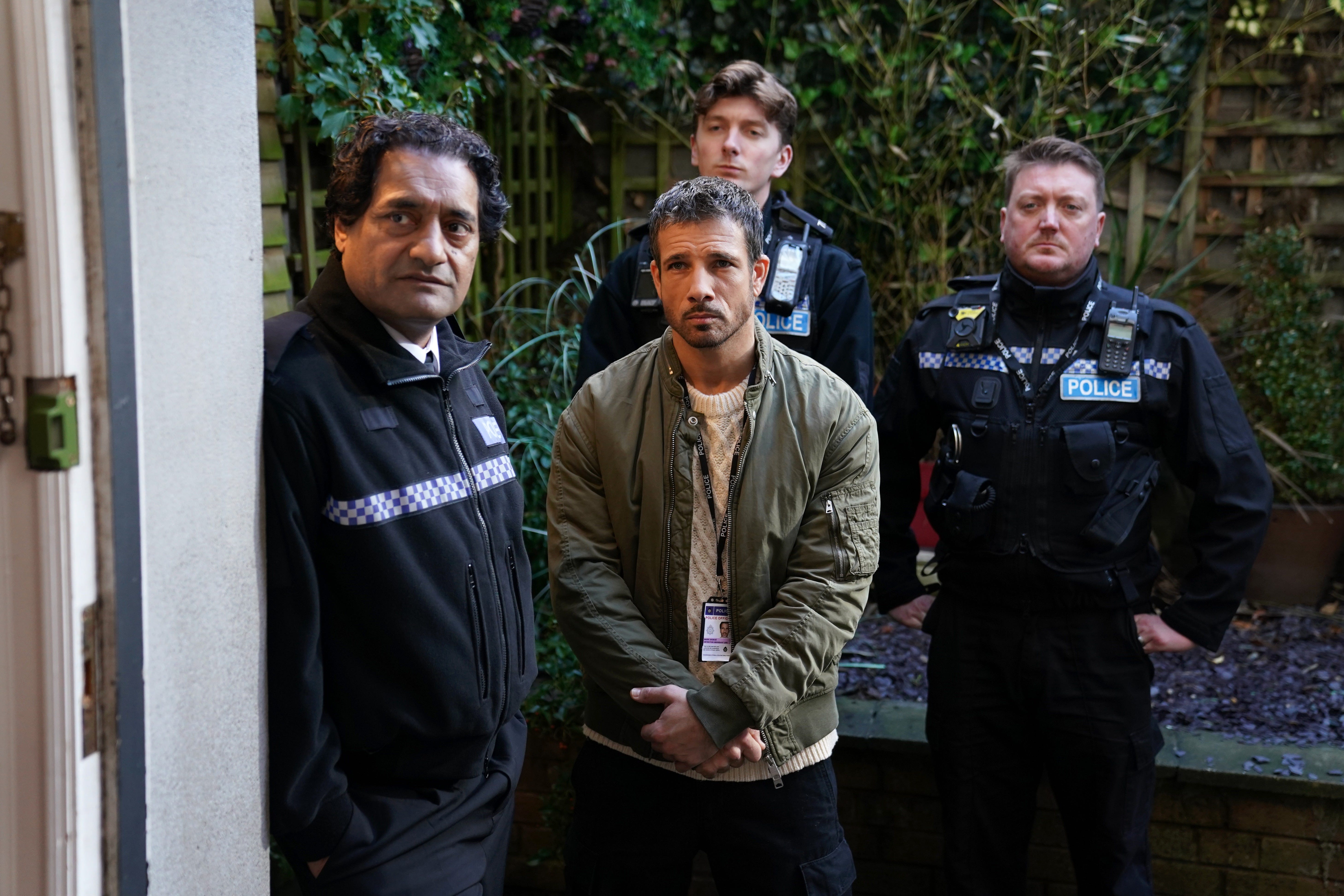 superintendent singh and donny clark in hollyoaks