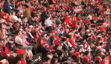Fans gather at Scotiabank Arena in Toronto to cheer on Team Canada – CP24