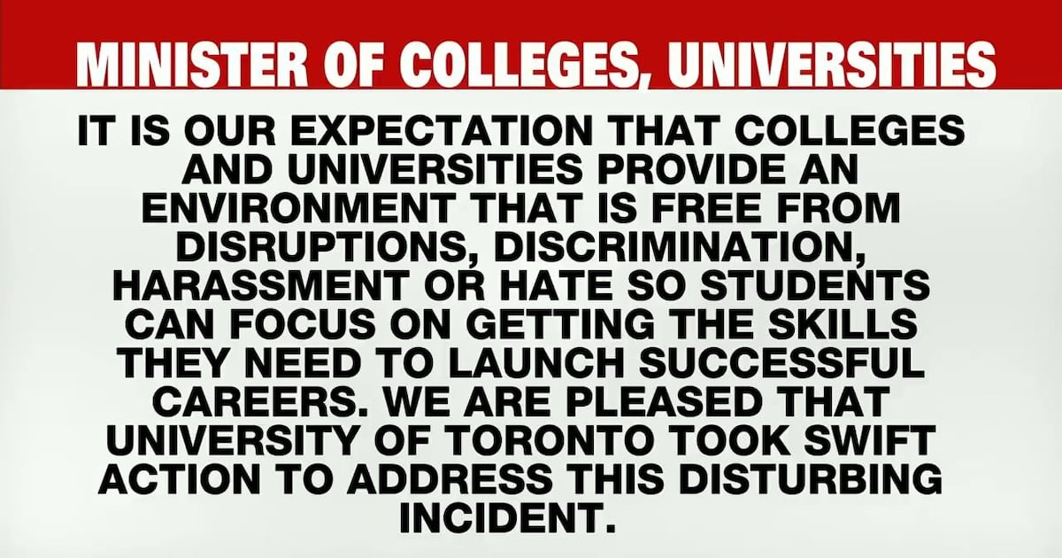 University of Toronto dentistry dean placed on leave after racism and antisemitism allegations – CP24