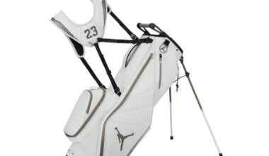 Jordan Brand Expands Golf Lineup With "Photodust Khaki" Fadeaway Bag