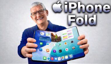 iPhone Fold showcasing its foldable book-style design