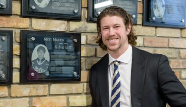 Schaefer shares special message for Martin during OHL Hall of Fame induction