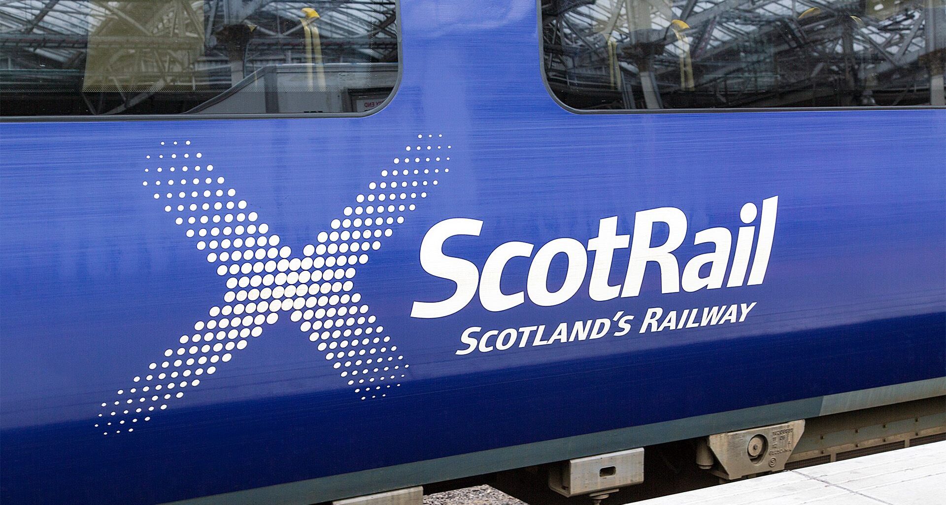 ScotRail train at station