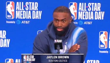 NBA's Jaylen Brown Eyes UFC, Talks with Dana White