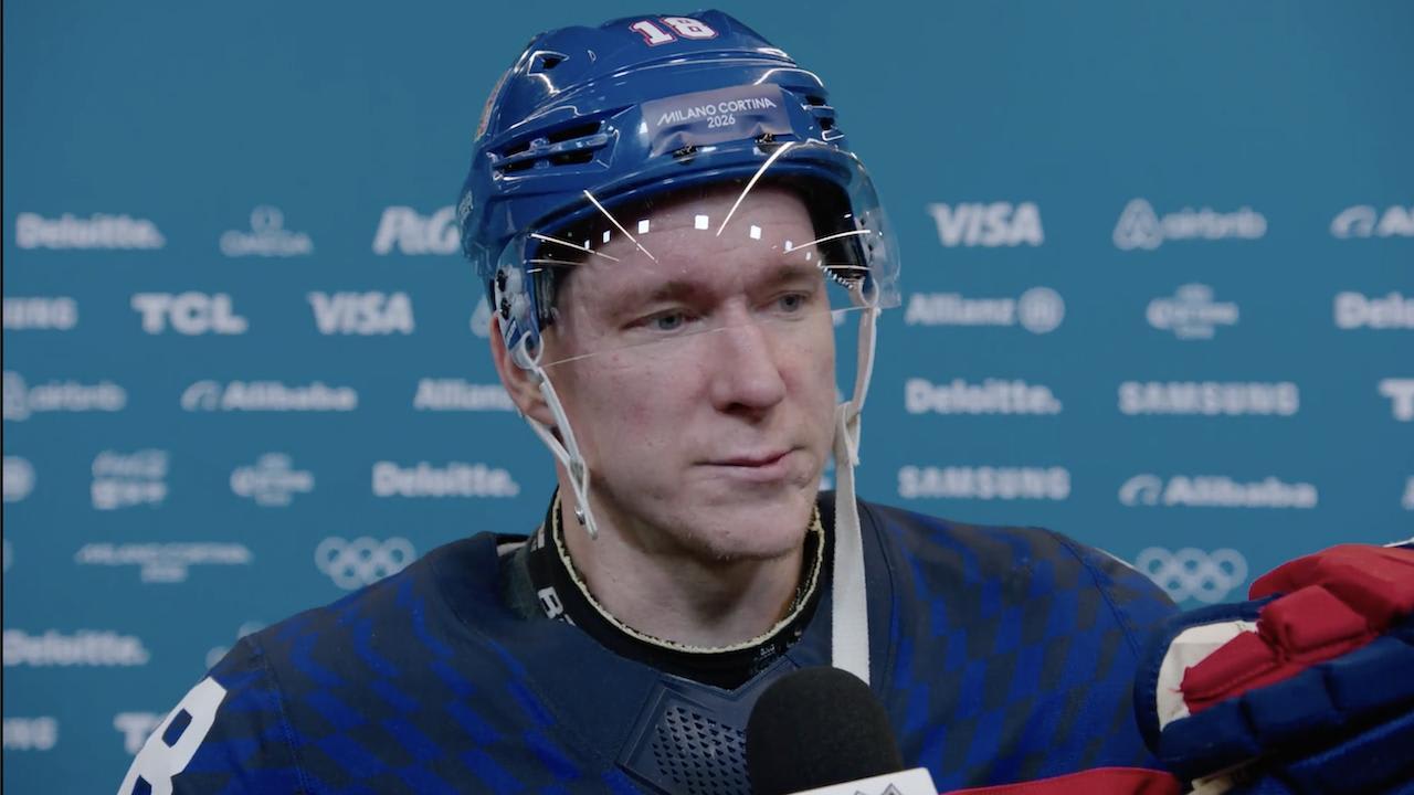 Palat's post-game interview vs. Team Canada