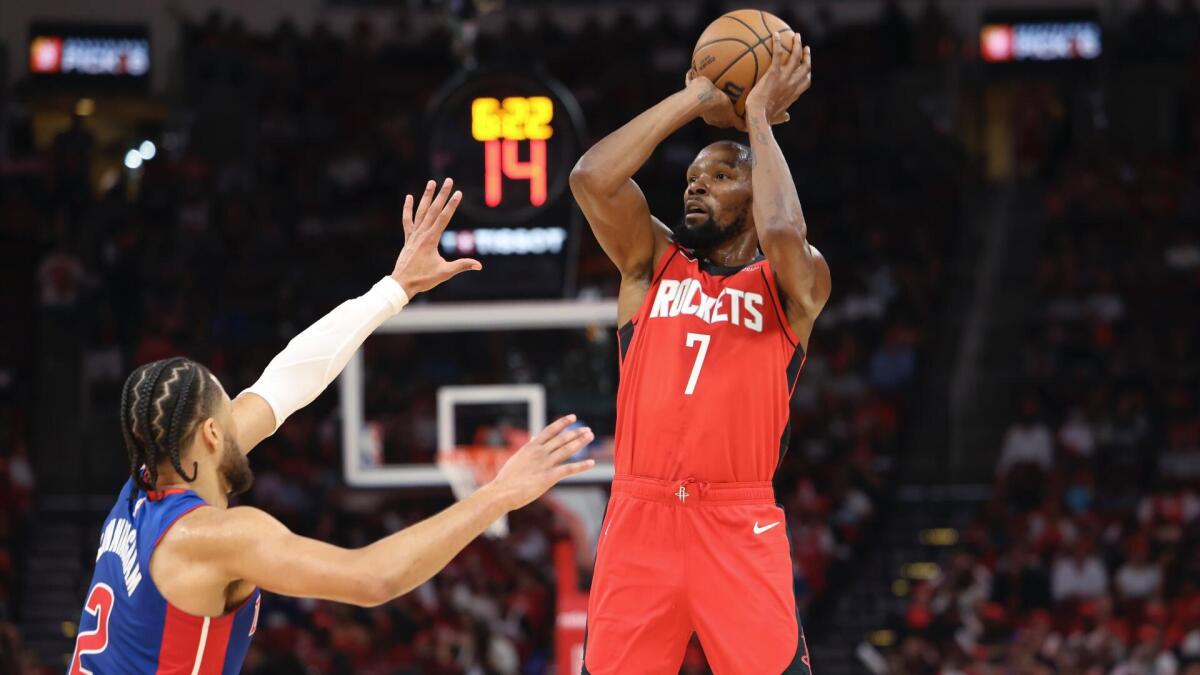 NBA picks: Kevin Durant key to Rockets vs. Knicks same-game parlay on Feb. 21