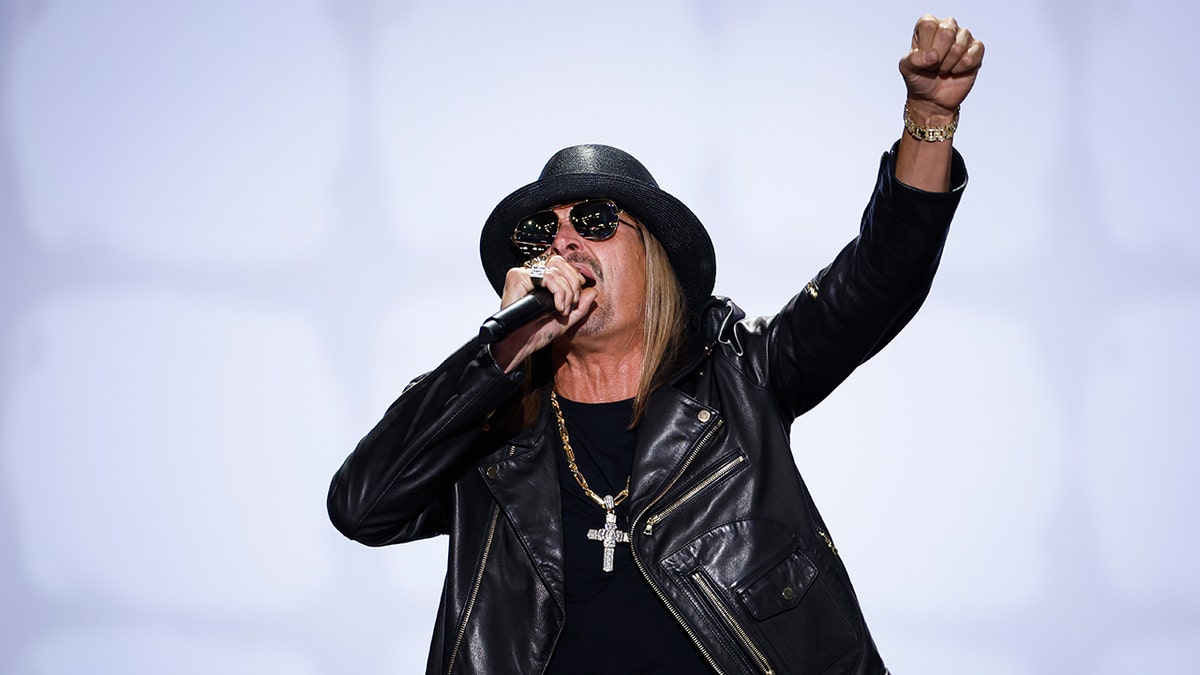 Musician Kid Rock performs