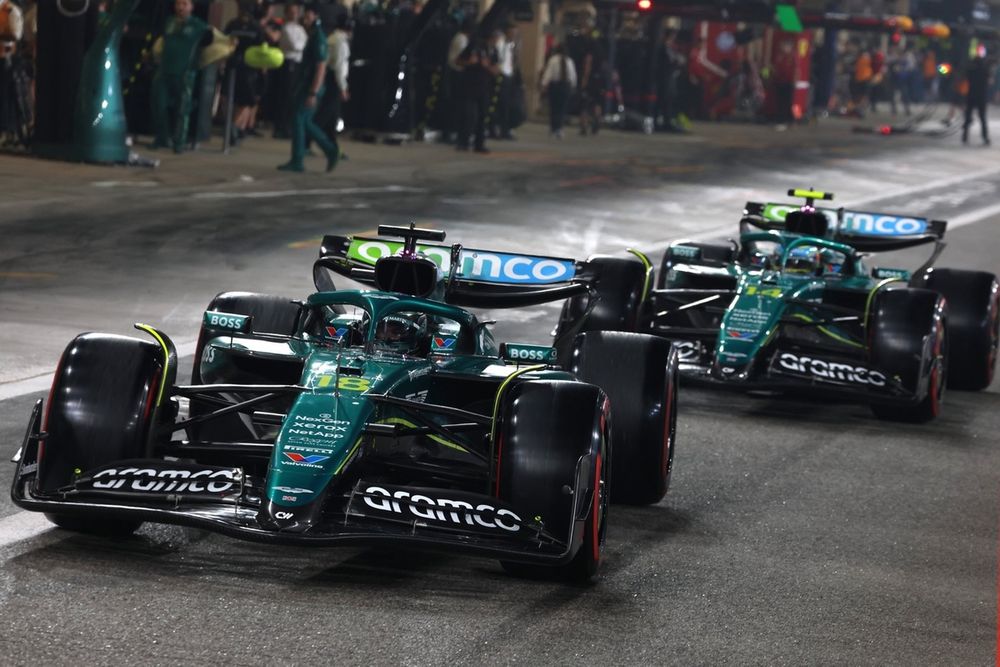 Lance Stroll, Aston Martin Racing, Fernando Alonso, Aston Martin Racing