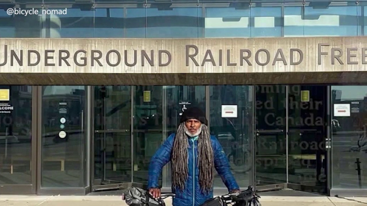 One man's cycling journey through history 