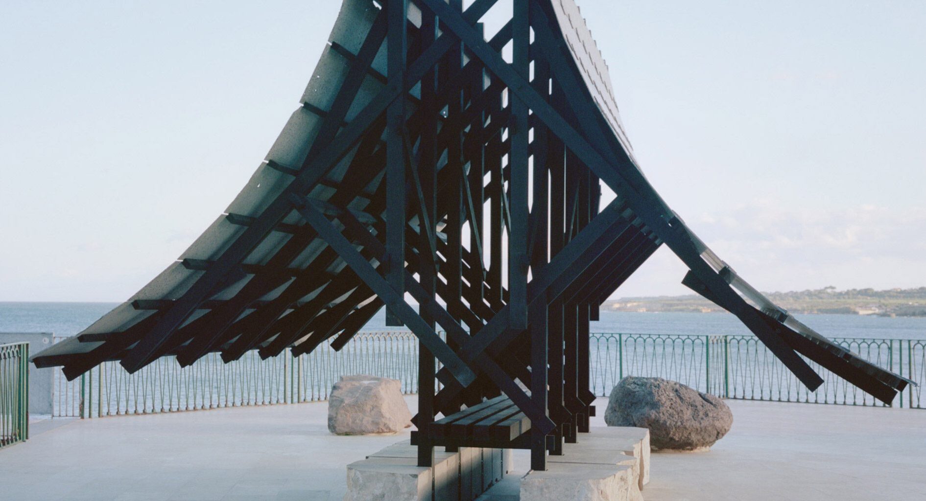 Asympta pavilion draws on prehistoric civilisation