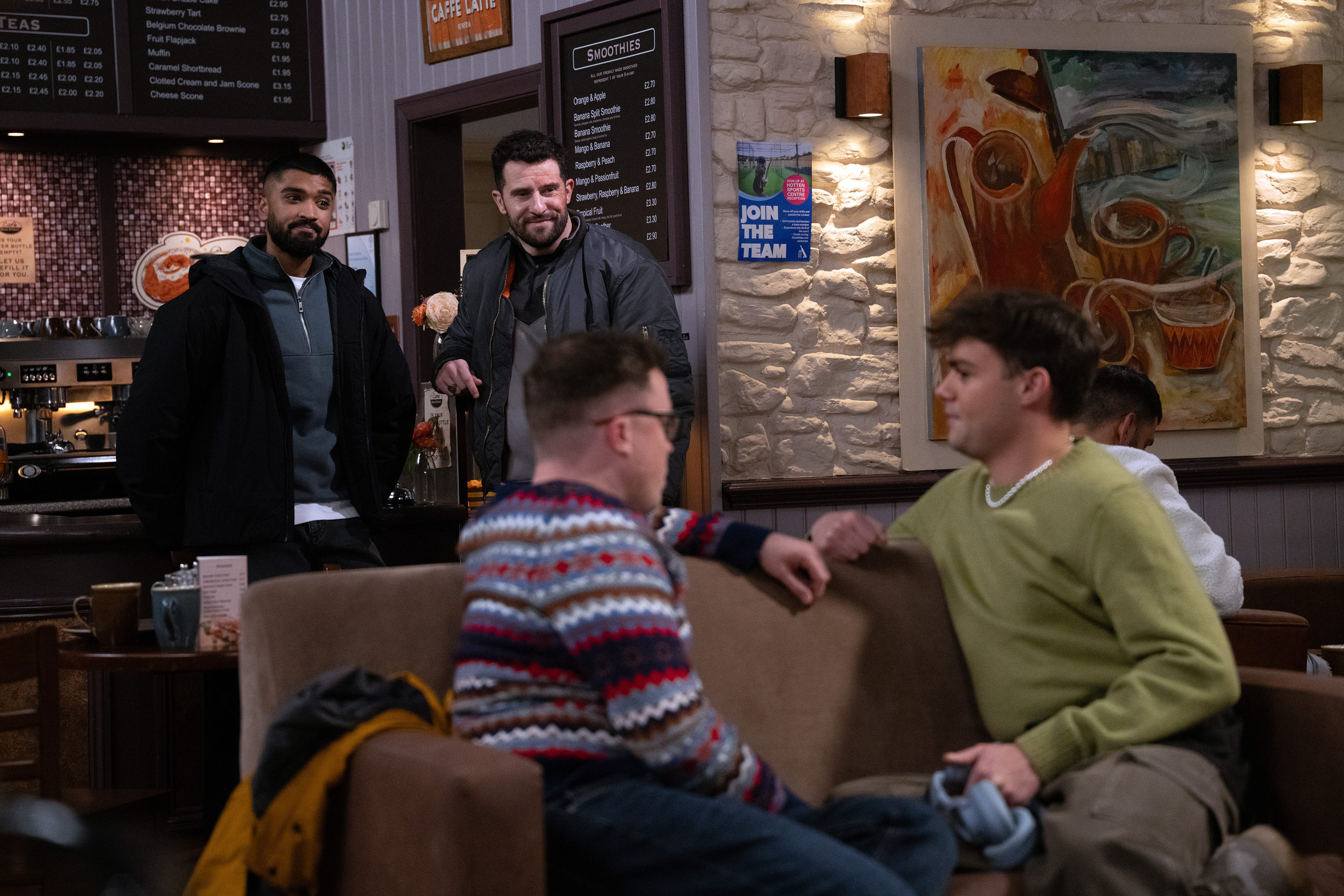 kammy, lewis barton, vinny emmerdale