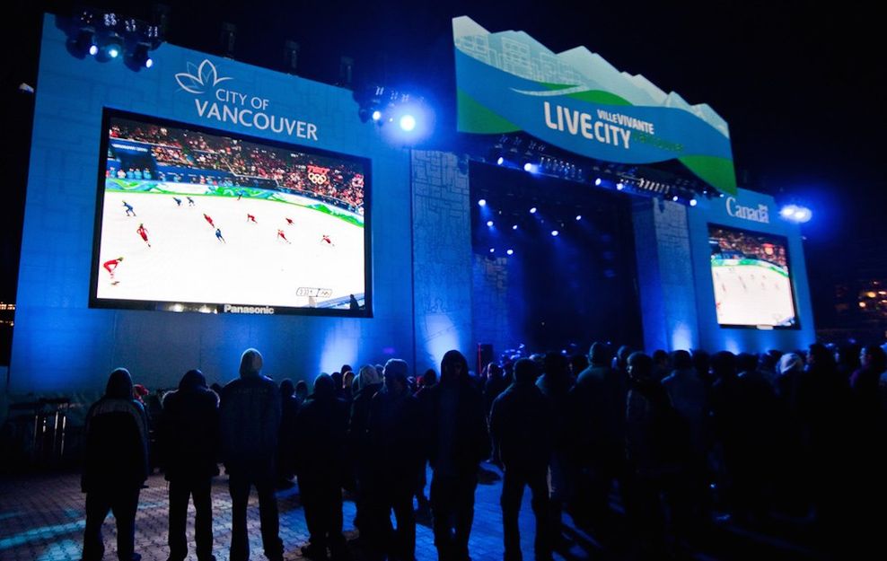 Live City Yaletown 2010 Olympics