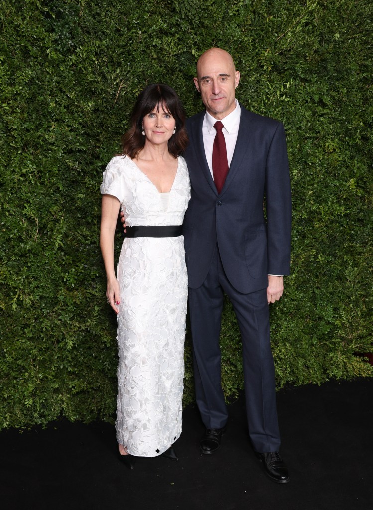 Liza Marshall and Mark Strong attend the 2026 Charles Finch and Chanel pre-BAFTA Party.