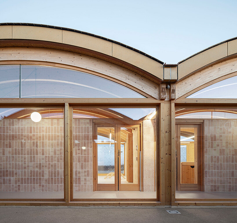 low-rise vaults trace undulating roofline of nursery school in mallorca by BOS arquitectes