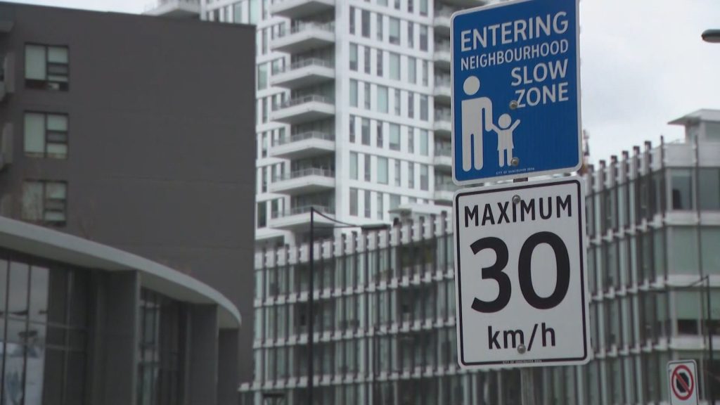 Vancouver rolls out slower speed limits in six neighbourhoods