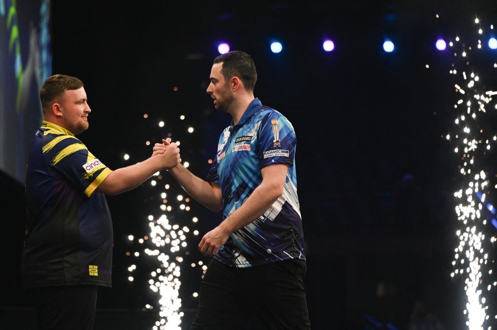 Luke Humphries raced into a 4-1 lead but ended up crashing out to Luke Littler