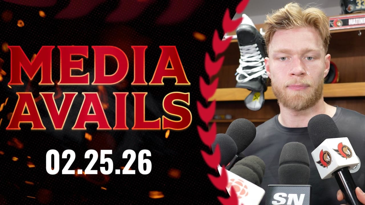 Nikolas Matinpalo Media Availability | Ottawa Senators