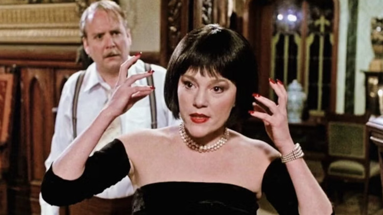 Madeline Kahn as Mrs. White saying 
