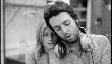 Linda and Paul McCartney as seen in "Man on the Run" (Courtesy of Amazon MGM Studios )