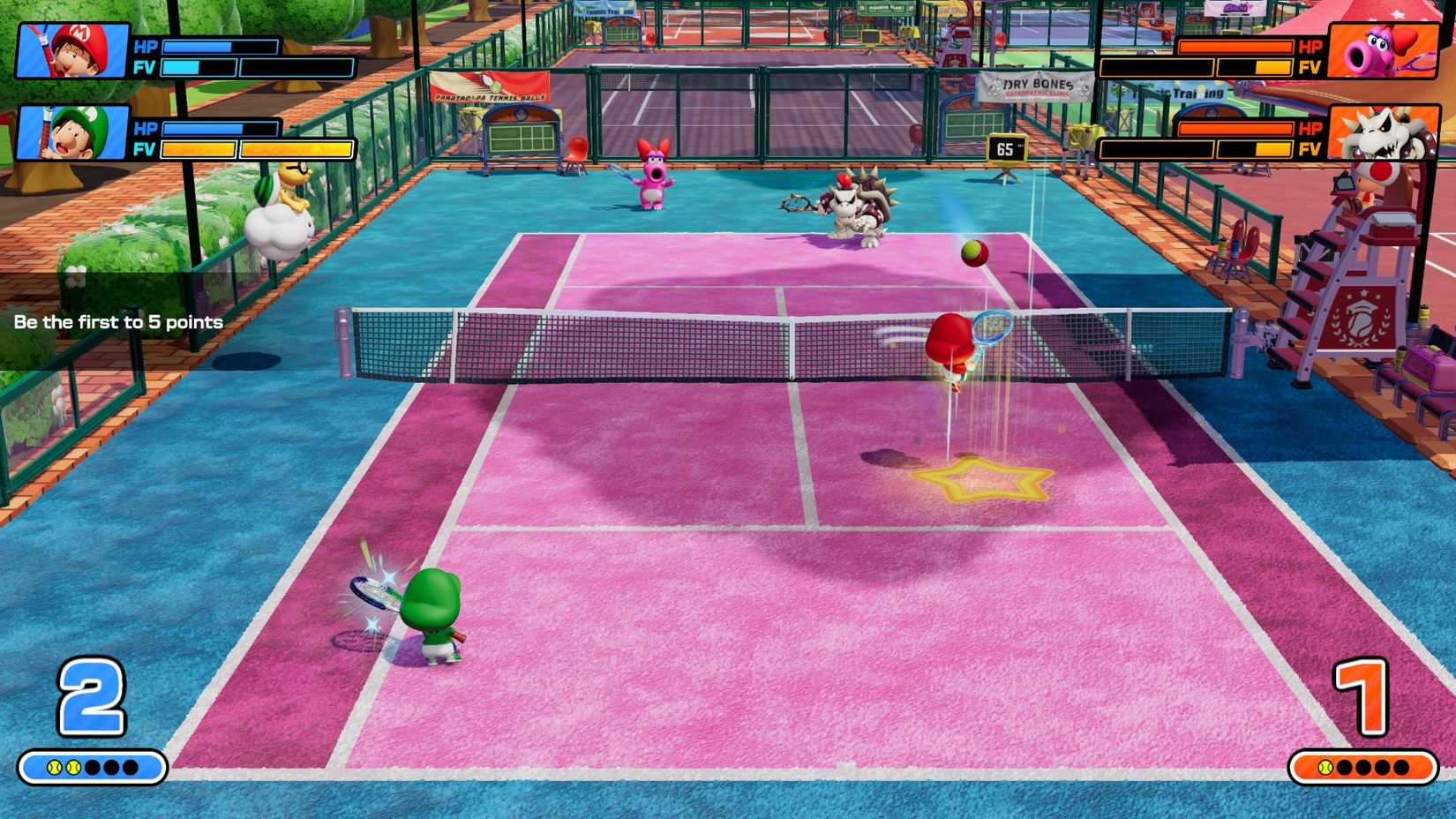 Mario Tennis Fever doubles