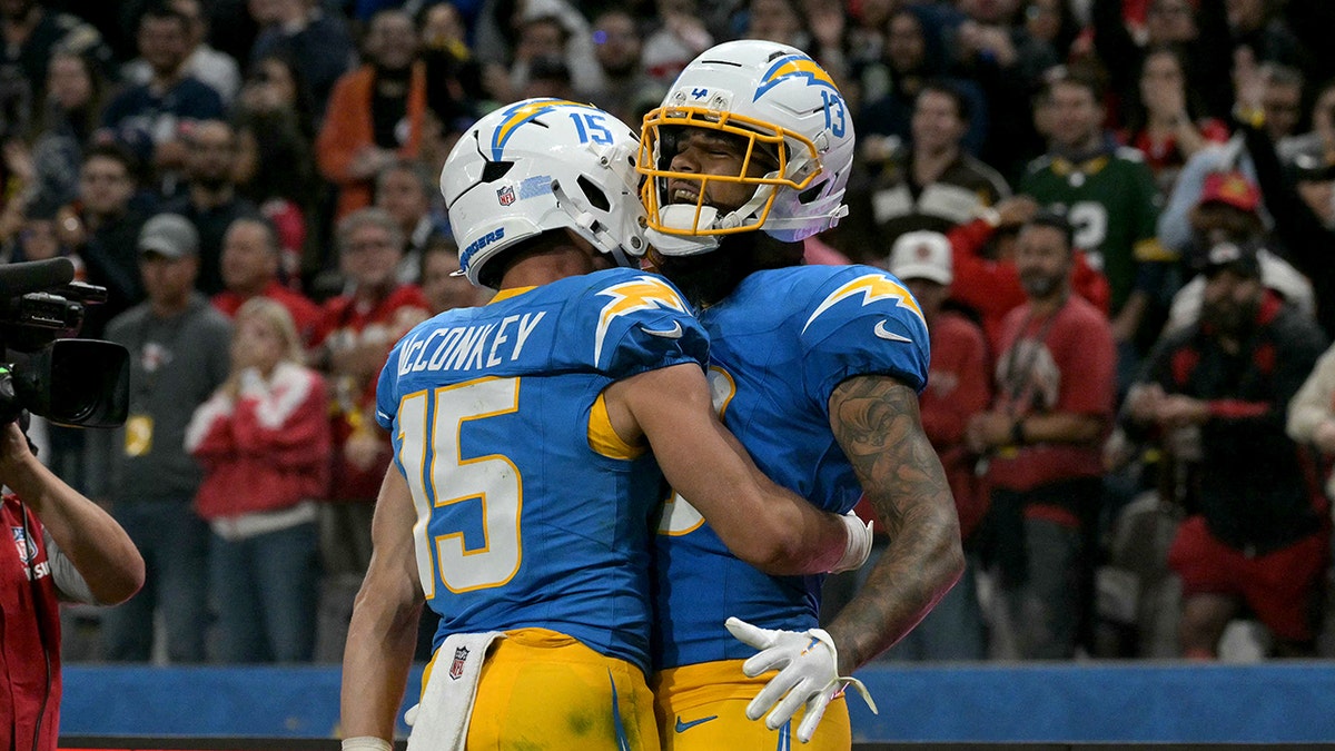 Ladd McConkey and Keenan Allen